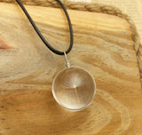 Ball Dandelion Dried Flower Necklace