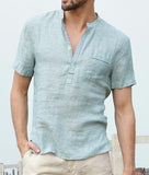 Casual Linen Beach Shirt