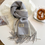 Double-sided Artificial Cashmere Scarf