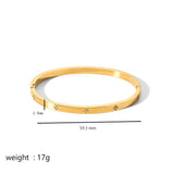Star Buckle Steel Bracelet