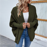 Bat Sleeve Large Lapel Jacket Sweater