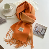 Double-sided Artificial Cashmere Scarf