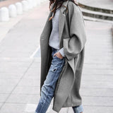 Casual Long Jacket With Pockets