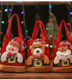 Santa Claus Elk Snowman Bear Handbag