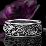 Viking Wolf Celtic Werewolf Ring