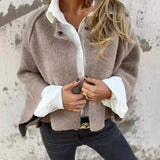 Batwing Cashmere Long Sleeve Coat