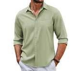 Lace Polo Collar Shirt