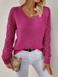 Hollow Long Sleeve  Top