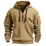 Cotton Dropped Shoulder Hooded