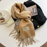 Double-sided Artificial Cashmere Scarf