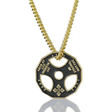 Sports Barbell Necklace