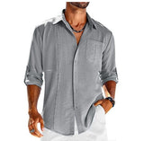 Lace Polo Collar Shirt