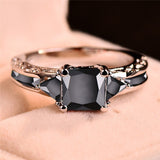 Zircon Black Gemstone Ring