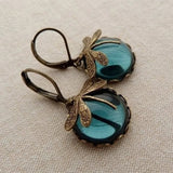 Hanging Vintage Dragonfly Earrings