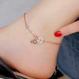 Coin Charms Chain Anklet