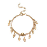 Small Leaves Anklet