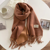 Double-sided Artificial Cashmere Scarf