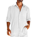 Lace Polo Collar Shirt
