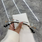 Rimless Transparent Light Sunglasses