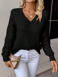 Hollow Long Sleeve  Top