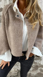 Batwing Cashmere Long Sleeve Coat