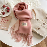 Double-sided Artificial Cashmere Scarf