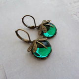 Hanging Vintage Dragonfly Earrings