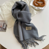 Double-sided Artificial Cashmere Scarf