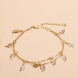 Small Leaves Anklet