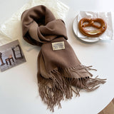 Double-sided Artificial Cashmere Scarf