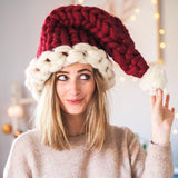 Plush Hat With Pompom