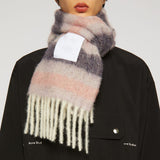 Thickened Warm Horizontal Striped Plaid Scarf