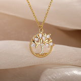 Hollow Tree Of Life Necklace