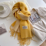 Double-sided Artificial Cashmere Scarf