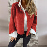 Batwing Cashmere Long Sleeve Coat