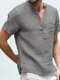 Casual Linen Beach Shirt