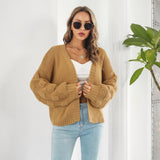 Front Chunky Knitwear Coat