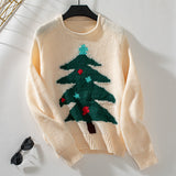 Christmas Tree Pullover Loose Sweater