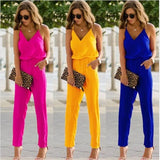 Brace Chiffon Trousers Jumpsuit