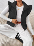 Stand-up Collar Thermal Waistcoat Cotton-padded Coat