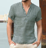 Casual Linen Beach Shirt