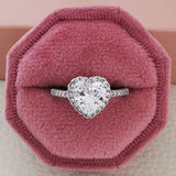 Charm Cubic Shape Stone Ring