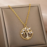 Hollow Tree Of Life Necklace