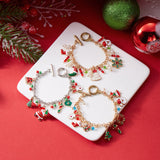 Tree Santa Claus Pendant Bracelet